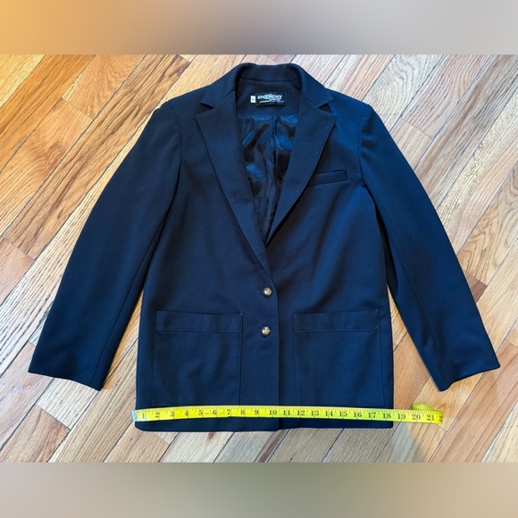 Vintage Givenchy Sport Black Jacket/Blazer Women’s Size 8 Gold Buttons READ - Picture 14 of 16